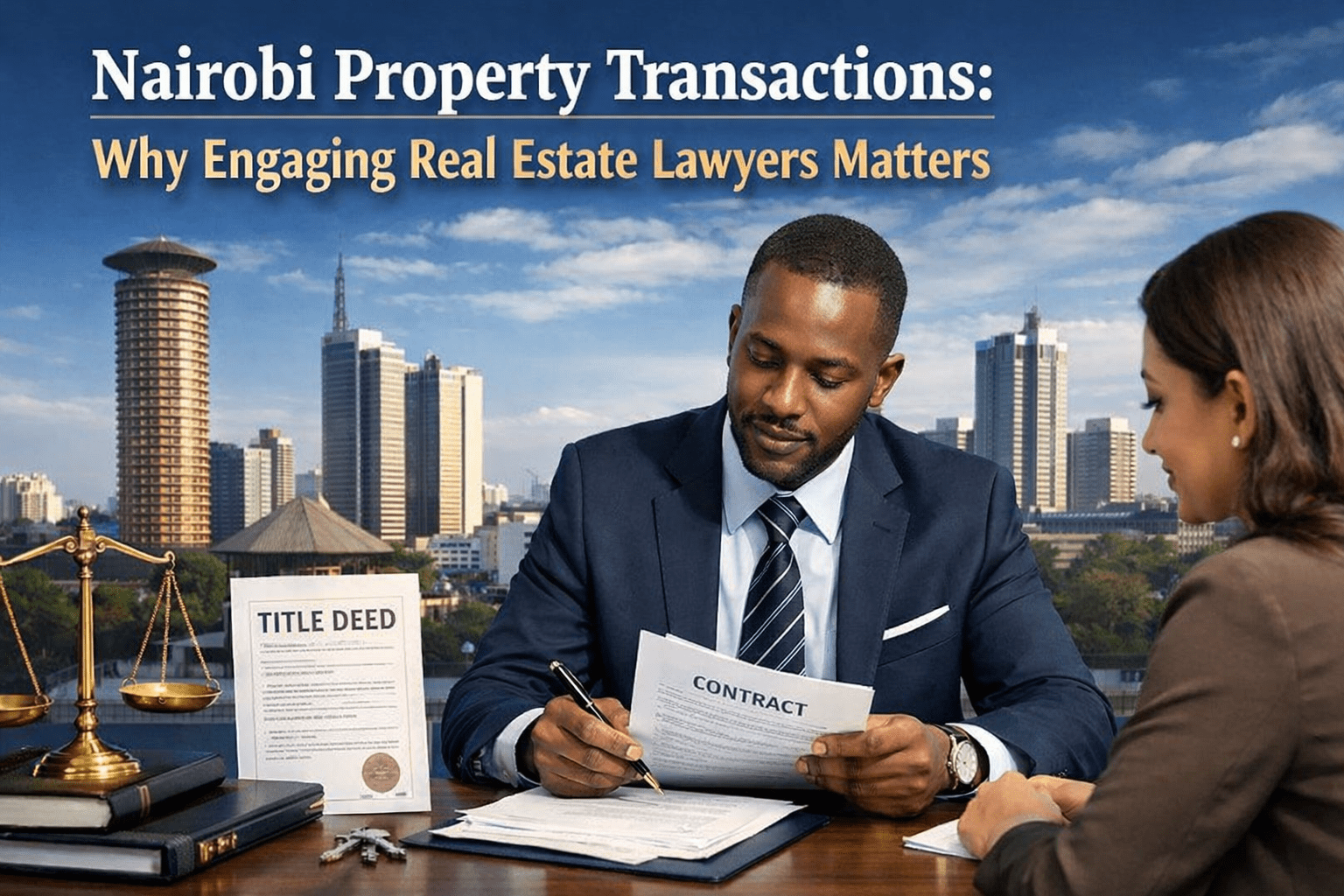 Nairobi Property Transactions: Why Engaging Real Estate Lawyers Matters