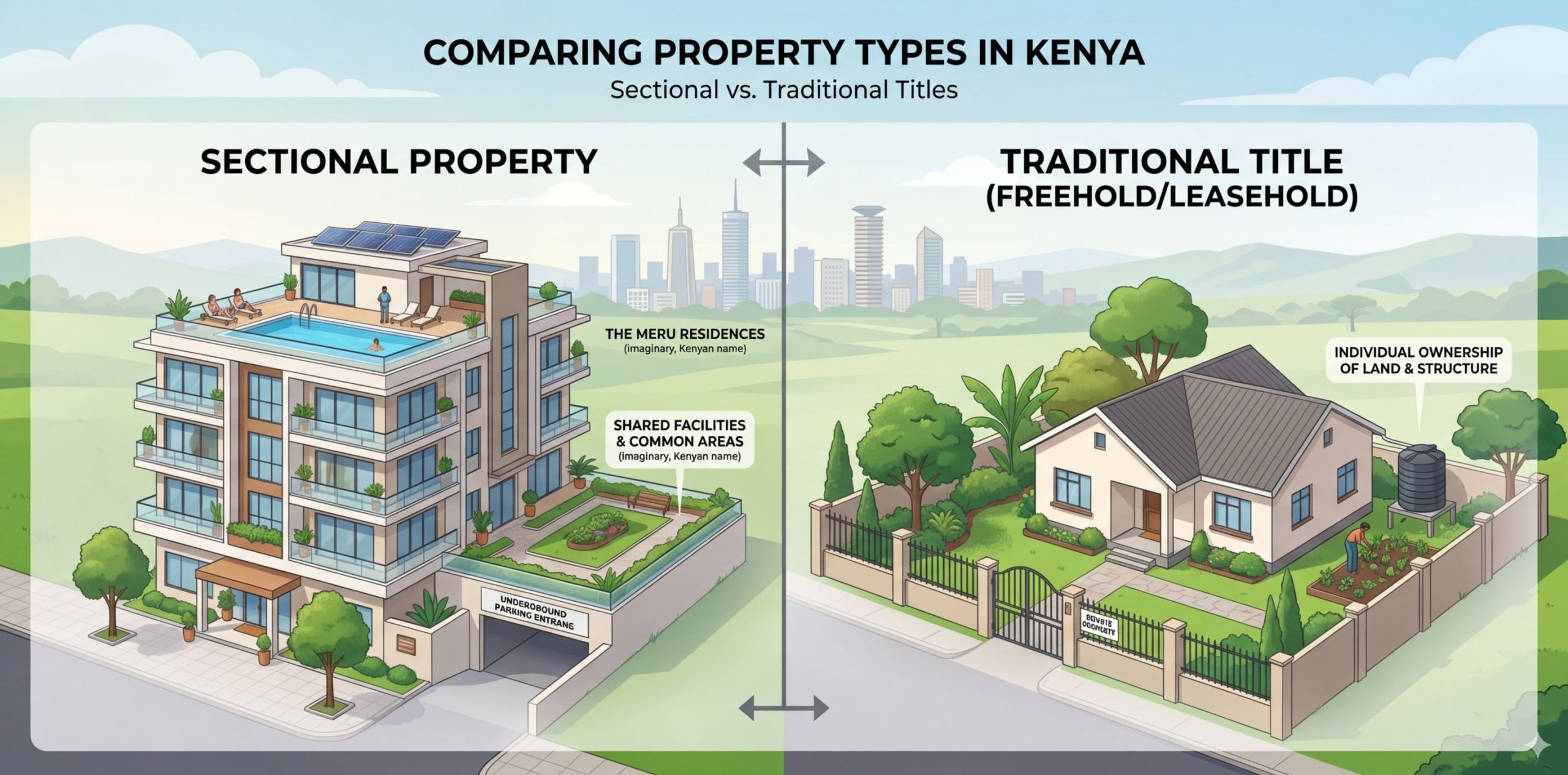 Sectional Property vs Traditional Titles in Kenya: Key Differences & Expert Insights