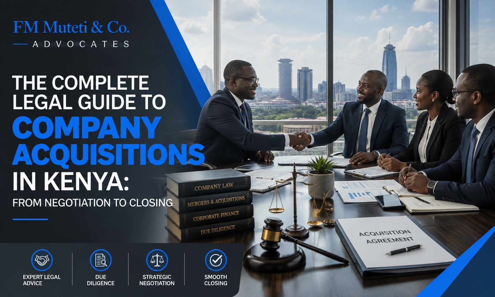 Learn every stage of company acquisitions in Kenya, from due diligence and negotiations to closing. Protect your investment with trusted legal insights Read now
