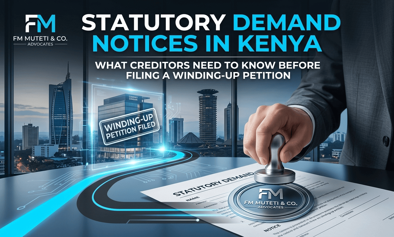 Statutory Demand Notices in Kenya | FM Muteti & Co.